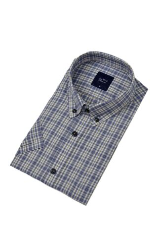 Erkek Klasik Ekose Kısa Kol Gömlek 9470 BGL-ST04578