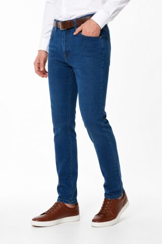 Erkek Regular Fit Jeans Pantolon 320 BGL-ST05452 PETROL - 37