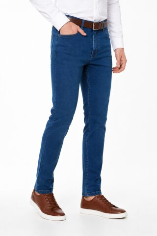 Erkek Regular Fit Jeans Pantolon 320 BGL-ST05452 PETROL - 37