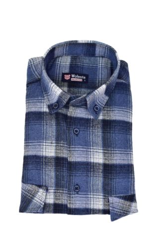 Erkek Pamuklu Kışlık Çift Cepli Kapaklı Gömlek BGL-ST03163