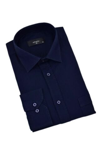 Erkek Klasik Tek Cepli Uzun Kol Gömlek BGL-ST04338