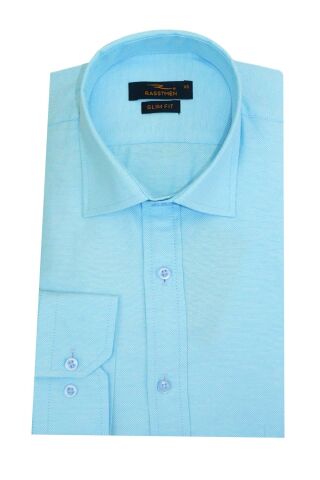 Erkek Gömlek Uzun Kol Silim Fit Armürlü BGL-ST01462