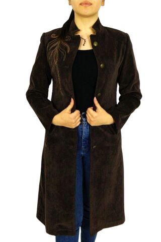 EFLATUN BAYAN KADİFE TUNİK EFL3149