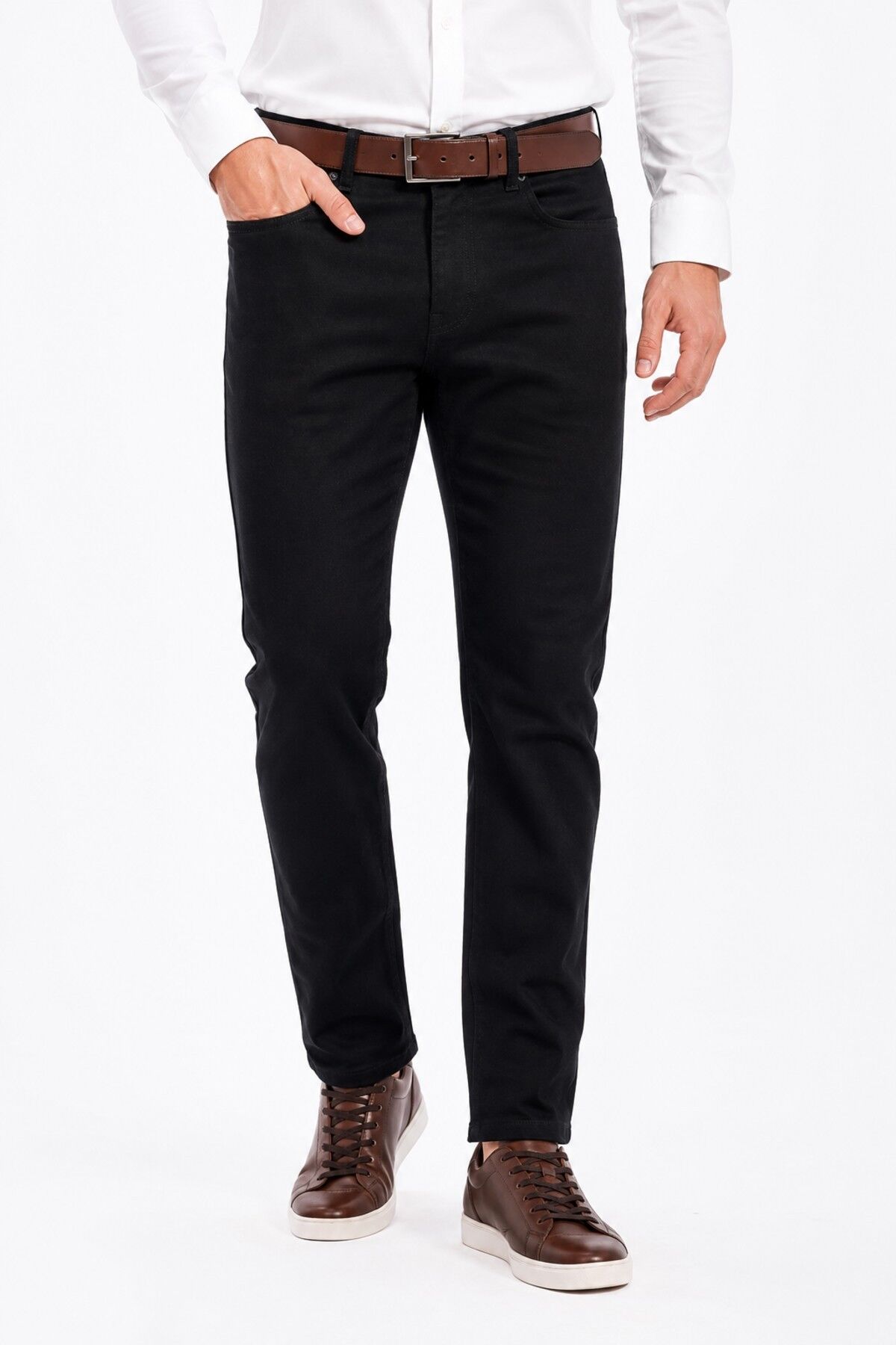 Erkek Regular Fit Jeans Pantolon 320 BGL-ST05452 SİYAH - 34