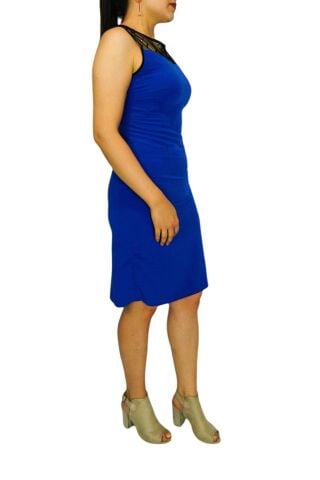 Kadın Saks Abiye Elbise PRT066644