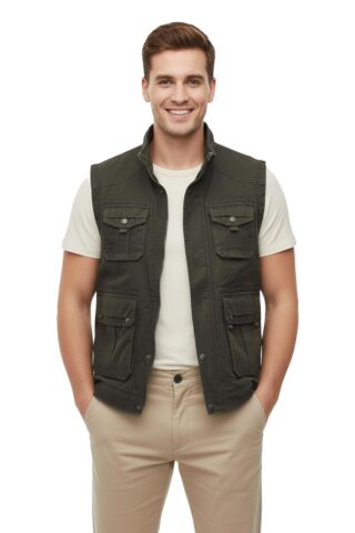 Erkek Kışlık İçi Peluş Spor Avcı Yelek 4100 BGL-ST04996