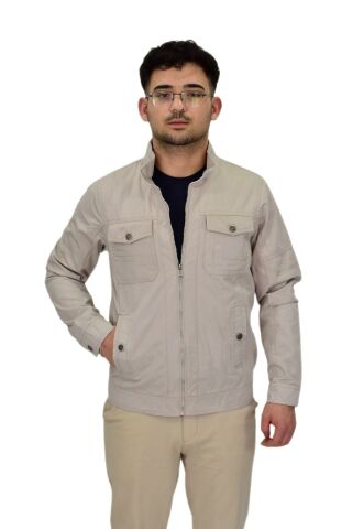 Erkek Mevsimlik Kanvas Spor Mont 8001 BGL-ST04369