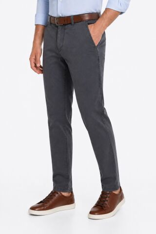 Erkek Kanvas Pantolon Regular Kalıp Yazlık BGL-ST05407 FÜME - 54