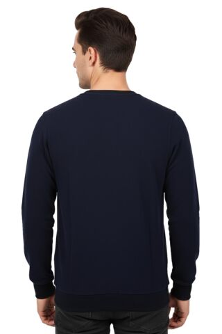 Erkek Sıfır Yaka Sweatshirt BGL-ST04863 EKRU - 3XL