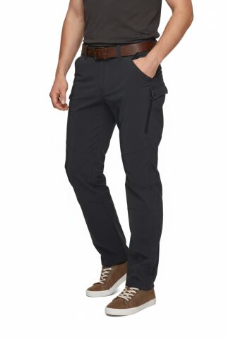 Erkek Kışlık Soft Jel Taktik İçi Polar Pantolon Regular BGL-ST05179 ANTRASİT - M