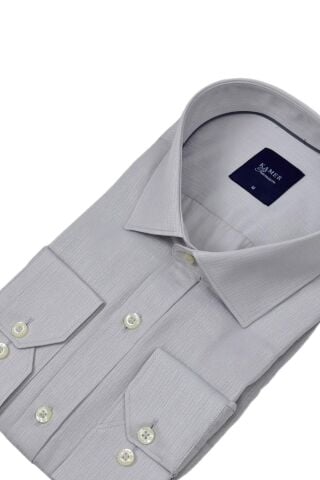 Erkek Klasik Uzun Kol Gömlek 3744 BGL-ST04392 BEJ - S