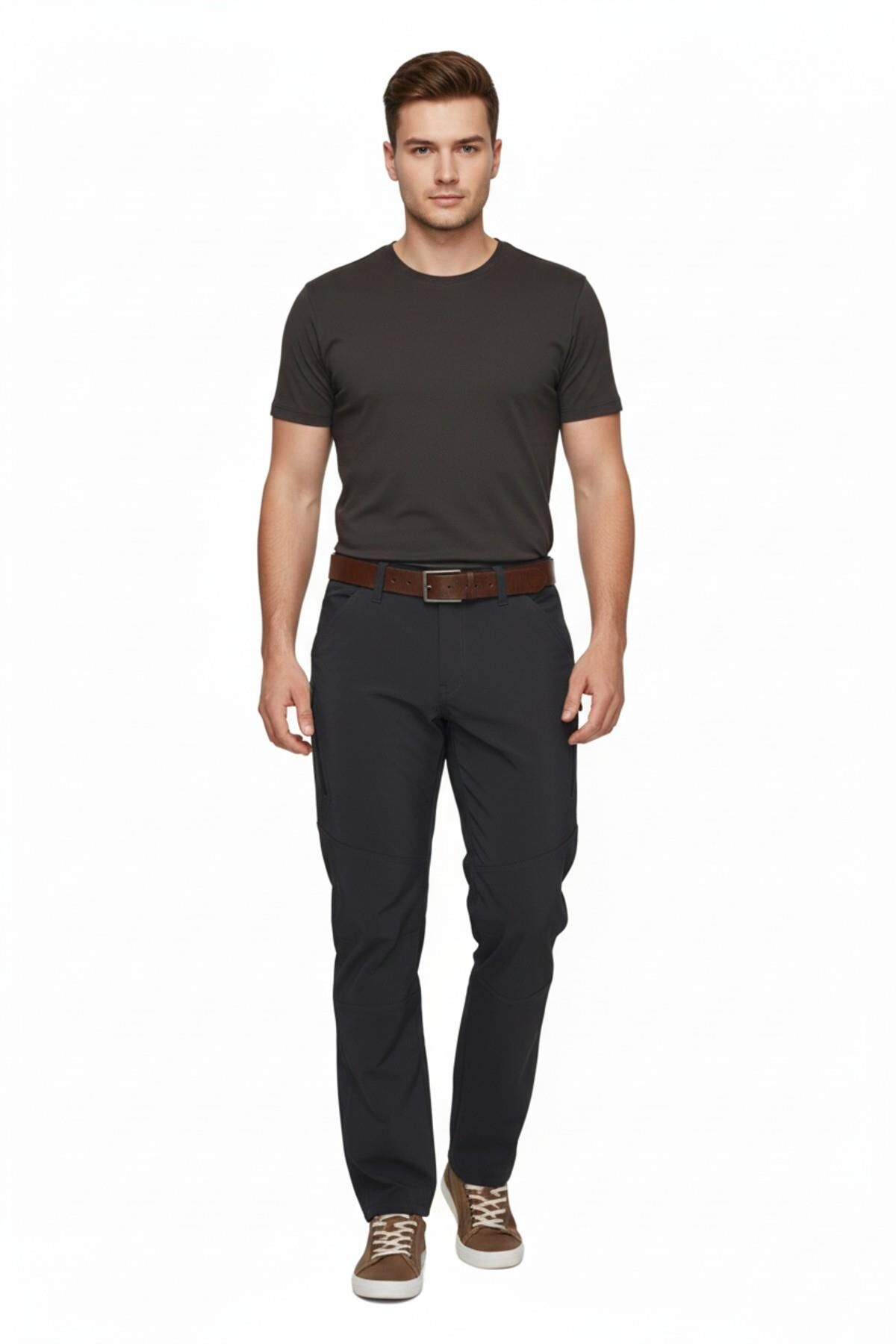 Erkek Kışlık Soft Jel Taktik İçi Polar Pantolon Regular BGL-ST05179 ANTRASİT - M