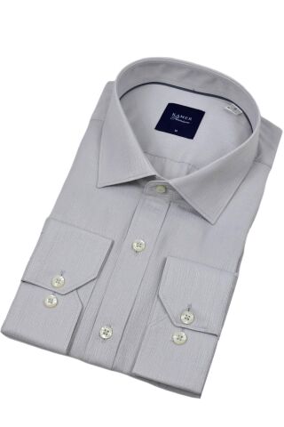 Erkek Klasik Uzun Kol Gömlek 3744 BGL-ST04392 BEJ - L