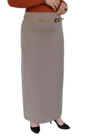 Kadın Uzun Kalem Etek Kapalı Yırtmaç-2019 BGL-ST02973