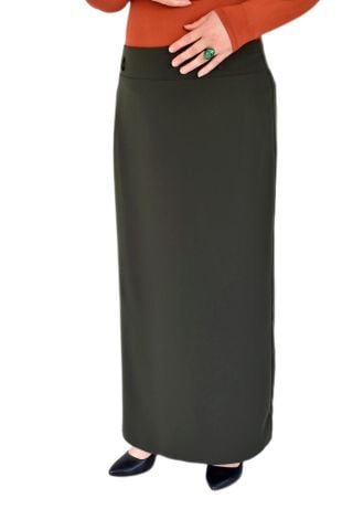 Kadın Uzun Kalem Etek Kapalı Yırtmaç-2019 BGL-ST02973