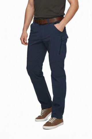 Erkek Kışlık Soft Jel Taktik İçi Polar Pantolon Regular BGL-ST05179 LACİVERT - L