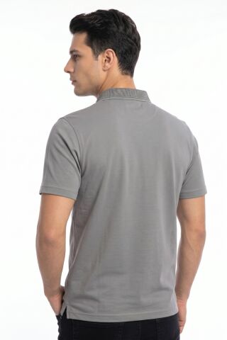 Erkek Polo Yaka Kısa Kollu Tişört Regular Kalıp T6270 BGL-ST05553
