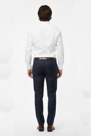 Erkek Klasik Kumaş Pantolon Likra Kumaş BGL-ST02205 LACİVERT - 50