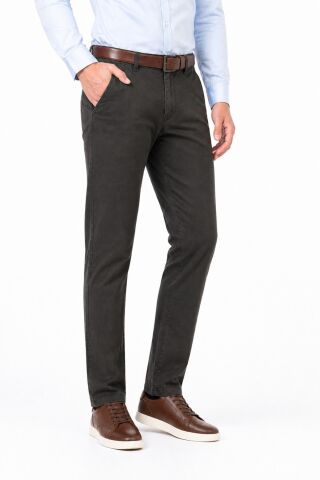 Erkek Kanvas Pantolon Regular Kalıp Yazlık BGL-ST05407 KAHVE - 54