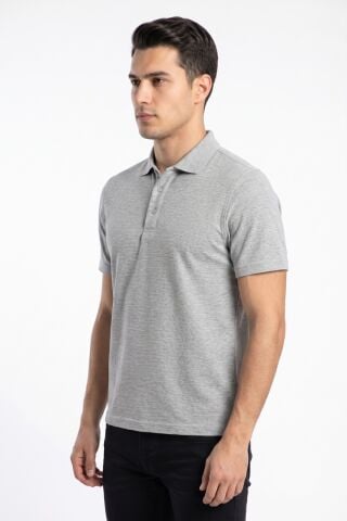 Erkek Polo Yaka Kısa Kollu Tişört Regular Kalıp T6015 BGL-ST05552
