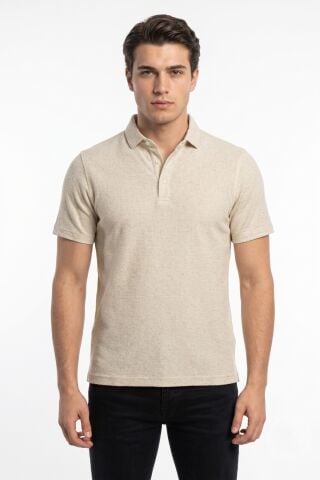 Erkek Polo Yaka Kısa Kollu Tişört Regular Kalıp T6015 BGL-ST05552