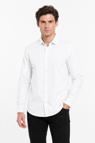 Erkek Spor Silim Fit Pamuklu Yazlık Gömlek BGL-ST05379