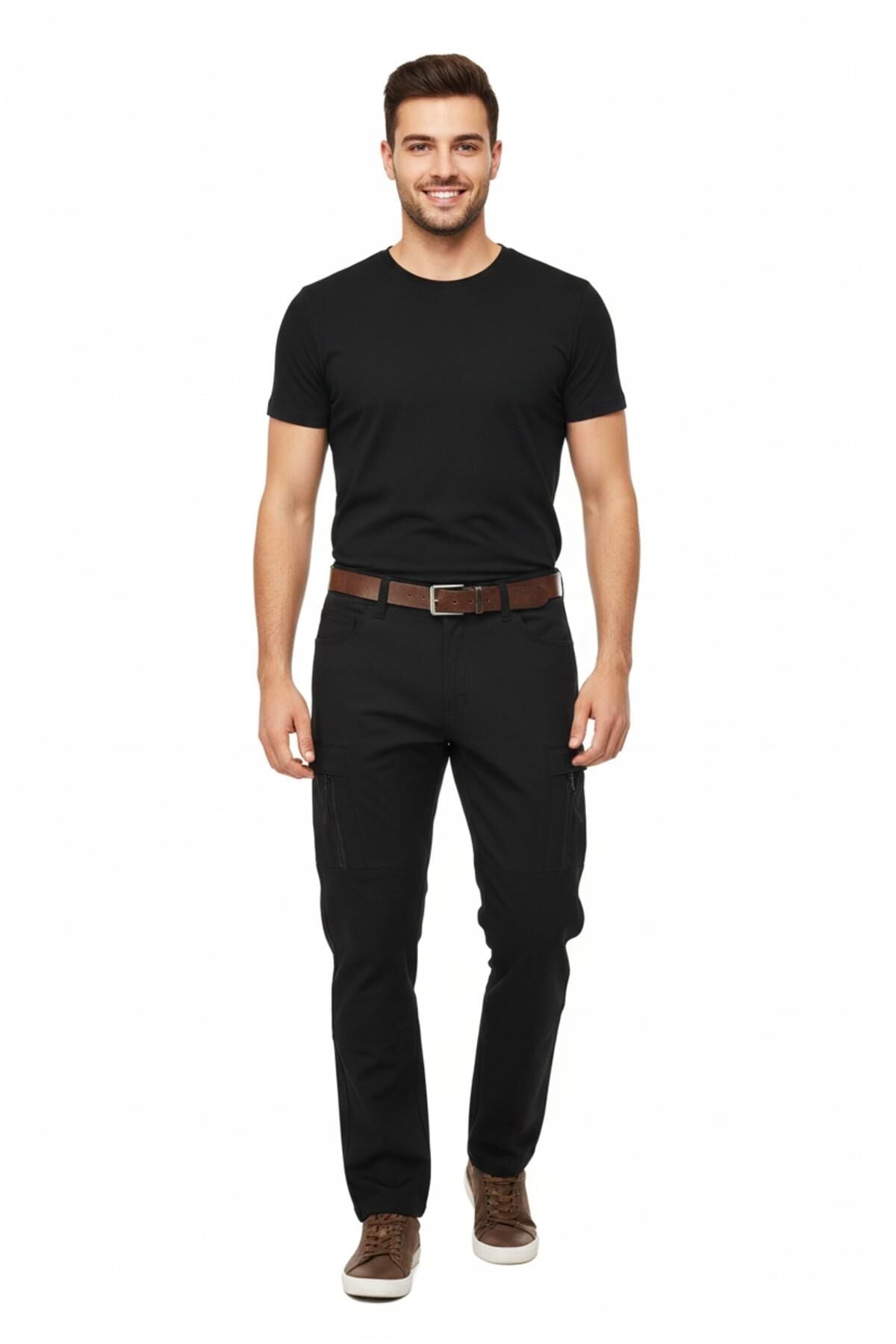 Erkek Kışlık Soft Jel Taktik İçi Polar Pantolon Regular BGL-ST05178