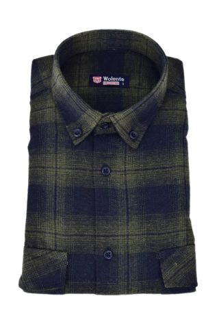 Erkek Pamuklu Kışlık Çift Cepli Kapaklı Gömlek BGL-ST03167