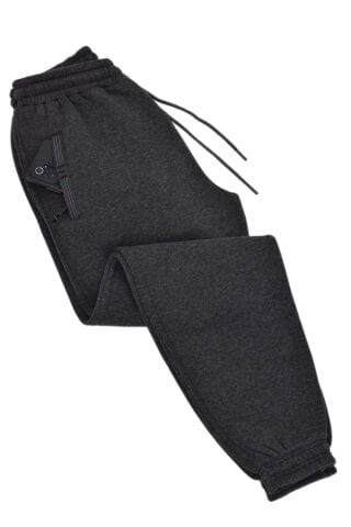 Erkek 3 İplik Paça Lastikli Eşofman Altı 3285 BGL-ST04787 FÜME - 2XL
