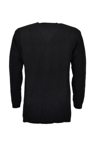 Kadın Cepli Triko  Hırka BGL-ST04128 HAKİ - 3XL
