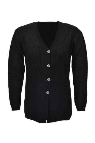 Kadın Cepli Triko  Hırka BGL-ST04128
