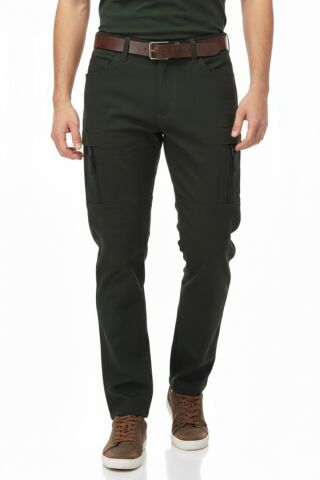 Erkek Kışlık Soft Jel Taktik İçi Polar Pantolon Regular BGL-ST05178 HAKİ - 2XL