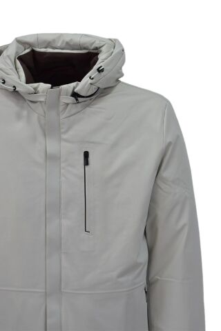 Erkek Kapüşonlu Spor Mont M3334 BGL-ST04015 TAŞ - XL