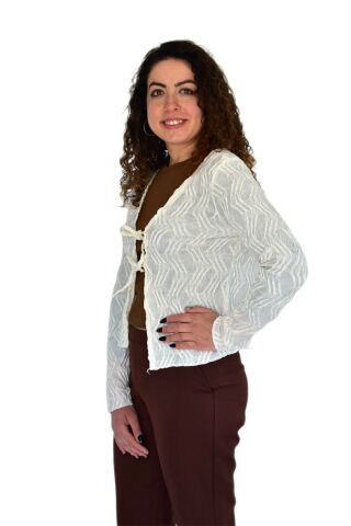 Kadın Yazlık Otantik Bürümcük Hırka BGL-ST04246