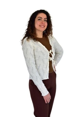Kadın Yazlık Otantik Bürümcük Hırka BGL-ST04246