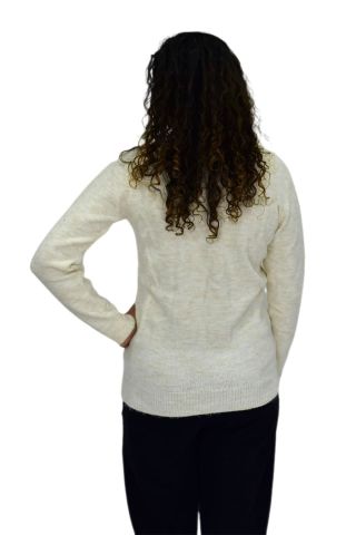 Kadın Yarım Balıkçı Yumoş Triko Kazak BGL-ST04125