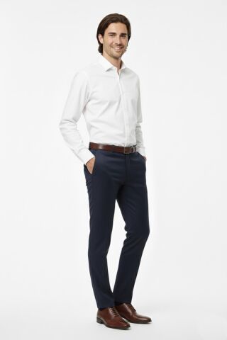 Erkek Klasik Kumaş Pantolon Likra Kumaş BGL-ST02205 LACİVERT - 54