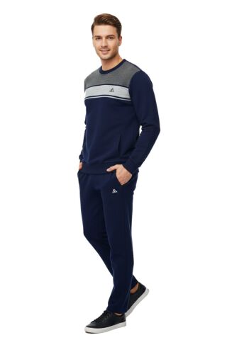 Erkek 3 İplik Sıfır Yaka Eşofman Takım 3295 BGL-ST04997