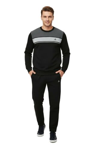 Erkek 3 İplik Sıfır Yaka Eşofman Takım 3295 BGL-ST04997