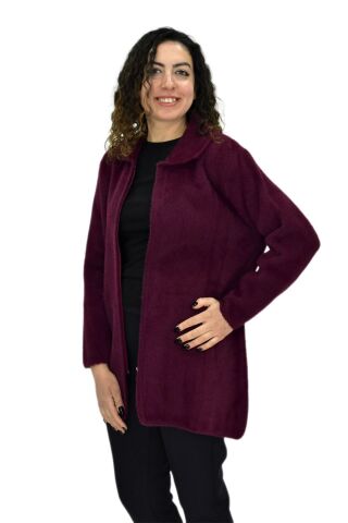 Kadın Tiriko Fermuarlı Cepli Hırka 2479 BGL-ST04075