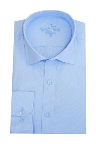 Erkek Gömlek Uzun Kol Regular Fit Armürlü Cepsiz BGL-ST01464