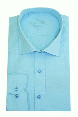 Erkek Gömlek Uzun Kol Regular Fit Armürlü Cepsiz BGL-ST01464