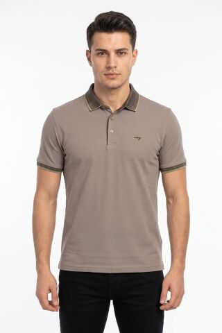 Erkek Polo Yaka Kısa Kollu Tişört Regular Kalıp T3000 BGL-ST05555