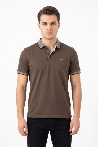 Erkek Polo Yaka Kısa Kollu Tişört Regular Kalıp T3000 BGL-ST05555