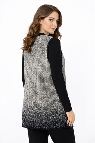 Kadın Anne Triko Yelek BGL-ST05292 KREM - XL