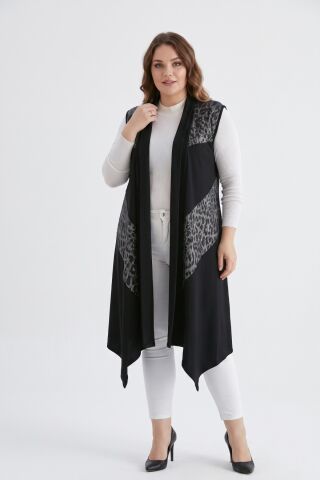 Kadın Düğmesiz Modelli Yelek 54148 BGL-ST05660