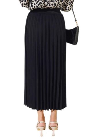 Kadın Krep Piliseli Lastikli Etek  BGL-ST04349