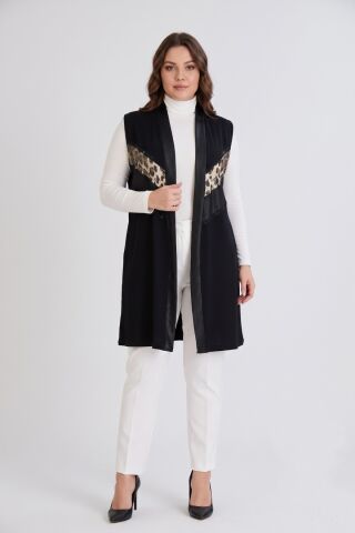 Kadın Düğmesiz Modelli Yelek 54158 BGL-ST05662