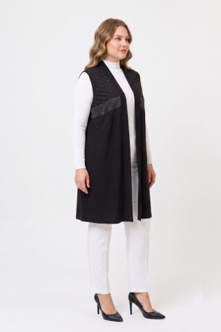 Kadın Düğmesiz Modelli Yelek 54297 BGL-ST05661