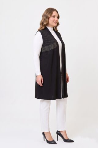 Kadın Düğmesiz Modelli Yelek 54297 BGL-ST05661